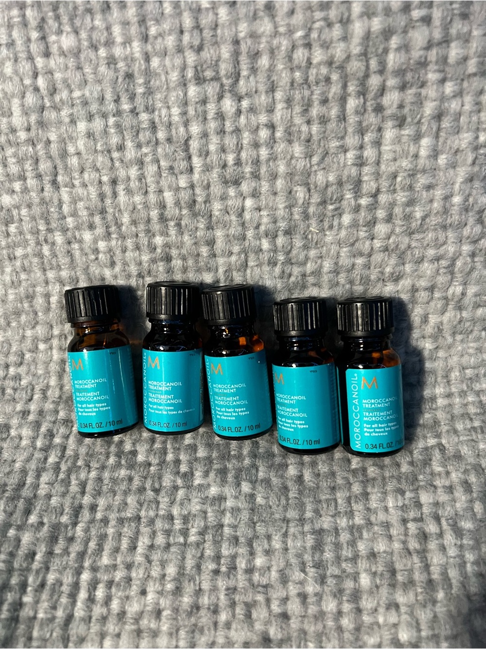 Set of 5: Moroccon Hair Oil Treatment (10ml each)